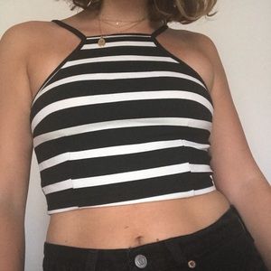LF Striped Crop Top